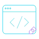 Icône développement web sur mesure HTML CSS JavaScript