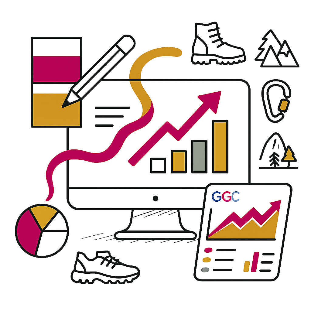Illustration de la personnalisation graphique d'un site vitrine