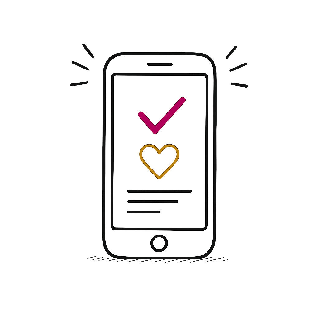 Expérience client intuitive sur smartphone