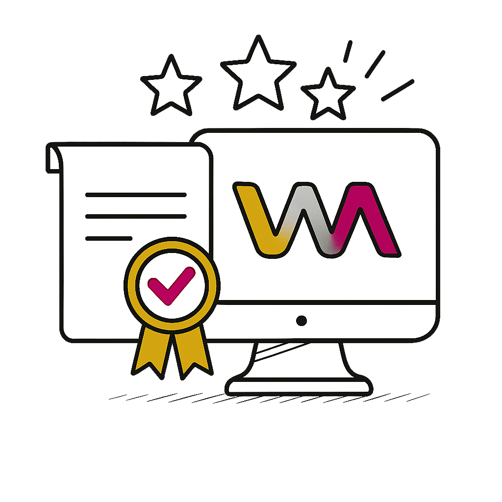 Illustration de l'image professionnelle améliorée par un site vitrine